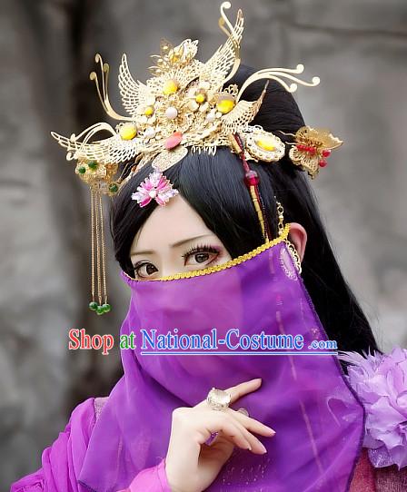 Chinese Ancient Style Mysterious Face Veil