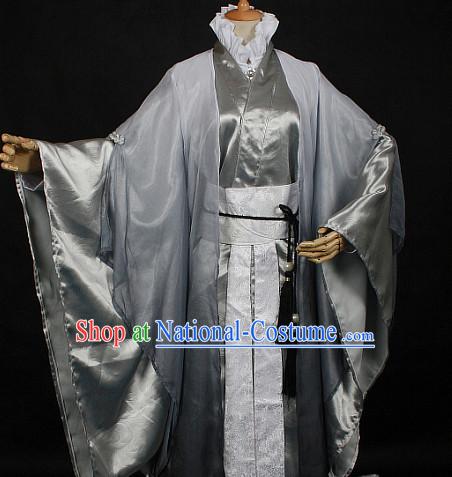 Ancient Chinese Style Emperor King Cosplay Garment Costumes Clothing for Men Boys