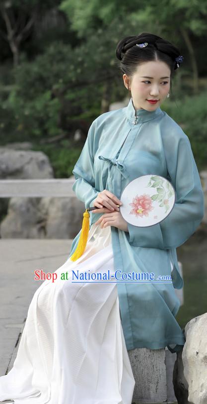 Hanfu Clothing Custom Traditional Chinese Hanfu Dreses Han Clothing Hanzhuang Historical Dress and Accessories Complete Set