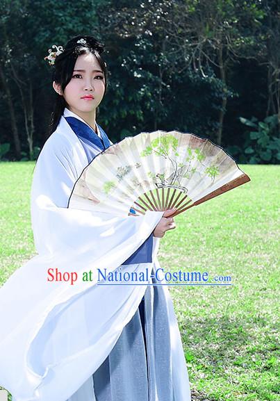 Han Dynasty Women Han Fu_Hanfu Clothing Hanzhuang Historical Dress Historical Clothing and Accessories Complete Set for Women