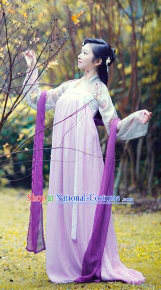 Ancient Dynasty Women Han Fu_Hanfu Clothing Hanzhuang Historical Dress Historical Clothing and Accessories Complete Set for Women