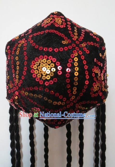 Traditional Chinese Xinjiang Hat for Girls