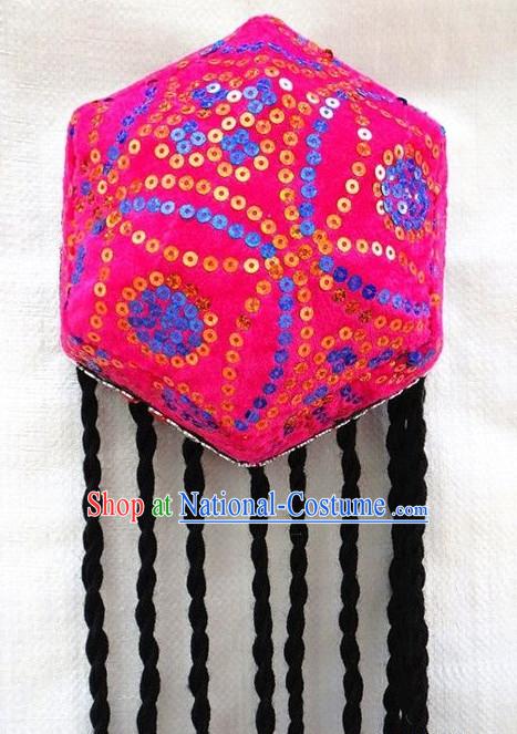 Traditional Chinese Xinjiang Hat for Girls