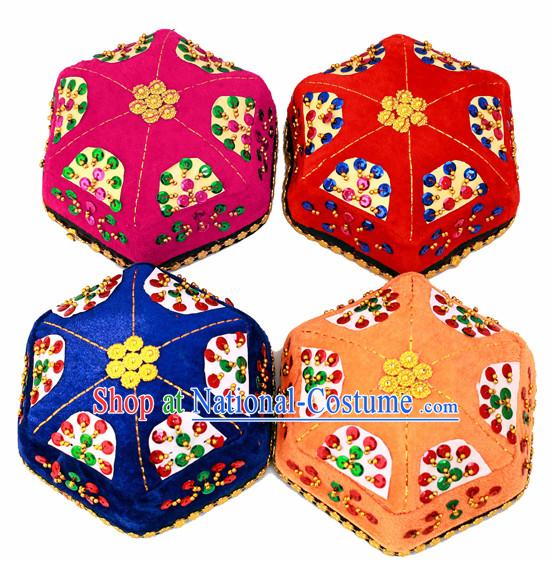 Traditional Chinese Xinjiang Hat for Girls