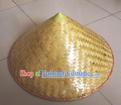 Traditional Chinese Dance Bamboo Hat for Adults and Children