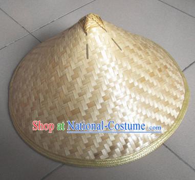 Traditional Chinese Dance Bamboo Hat for Adults and Children