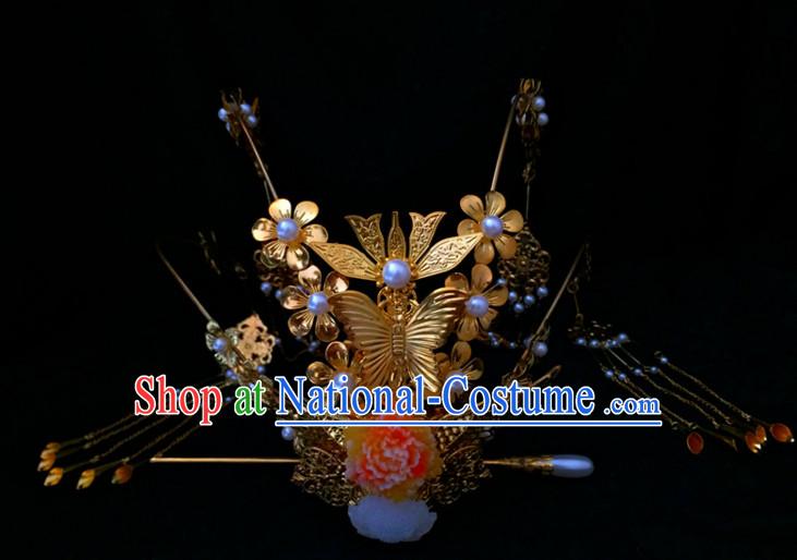 Chinese Ancient Style Empress Headpieces Hair Jewelry for Women