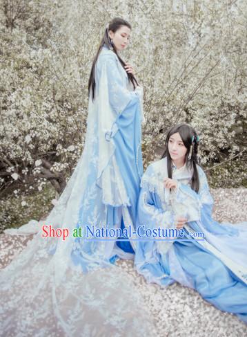 Chinese Imperial Clothing Cosplay Dresses National Costume Traditional Chinese Clothing Attire Complete Set