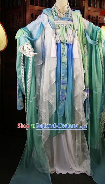 Chinese Imperial Princess Clothing Cosplay Dresses National Costume Traditional Chinese Clothing Attire Complete Set