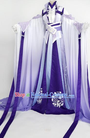 Chinese Imperial Empress Clothing Cosplay Dresses National Costume Traditional Chinese Clothing Attire Complete Set