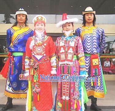 Chinese People Folk Dance Ethnic Dresses Traditional Wear Clothing Cultural Dancing Costume Complete Sets for Women