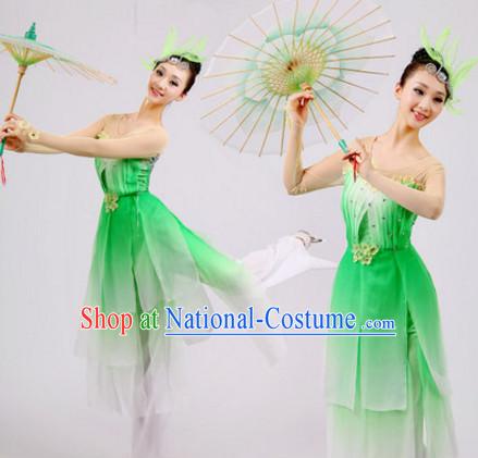 Chinese Folk Dance Dress Clothing Dresses Costume Ethnic Dancing Cultural Dances Costumes for Women