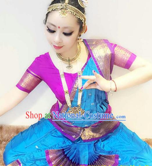 Indian Classical Folk Dance Dress Clothing Dresses Costume Classic Dancing Cultural Dances Costumes for Women