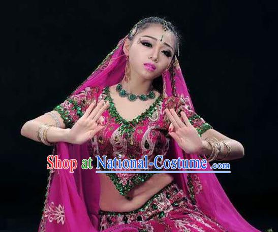 Indian Classical Folk Dance Dress Clothing Dresses Costume Classic Dancing Cultural Dances Costumes for Women