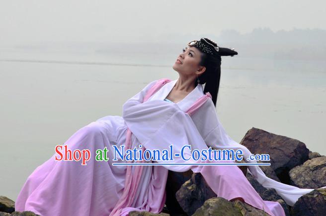 Ancient Chinese Imperial Dancer Costume Clothing Complete Set for Women