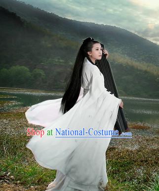 Ancient Chinese Classical Dancer Drama Scene Hanfu Clothing Complete Set for Women