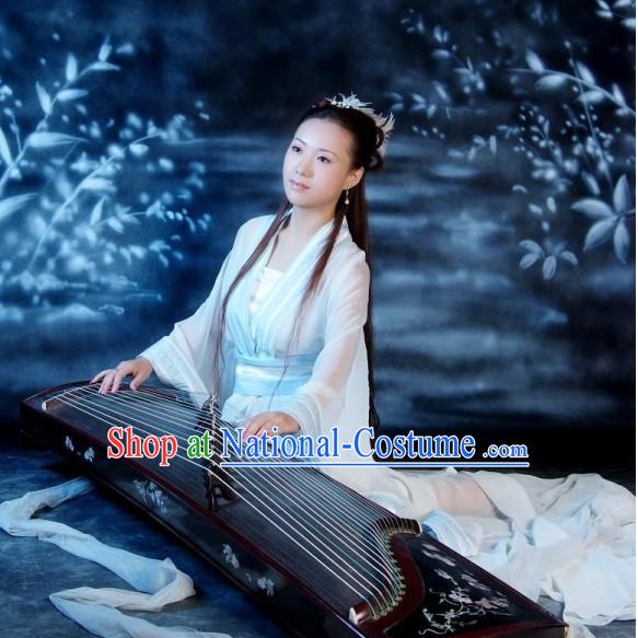 Ancient Chinese Classical Dancer Drama Scene Hanfu Clothing Complete Set for Women