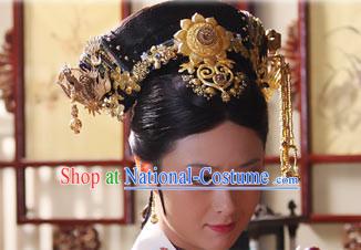 Qing Dynasty Quene Hairstyle Manchu Hairstyle Chinese Oriental Hairstyles