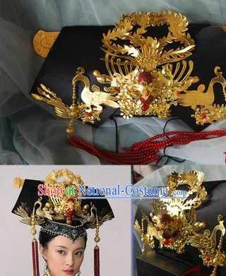 Qing Dynasty Imperial Royal Quene Phoenix Hairstyle Manchu Hairstyle Chinese Oriental Hairstyles