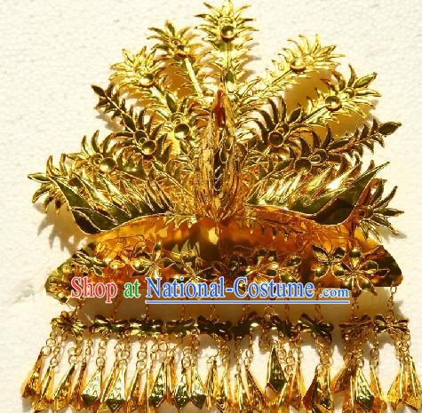 China Ancient Dynasty Imperial Royal Quene Crown Empress Hairpins Hair Accessories Hairstyle Wigs Chinese Oriental Hairstyles Headpieces Hat