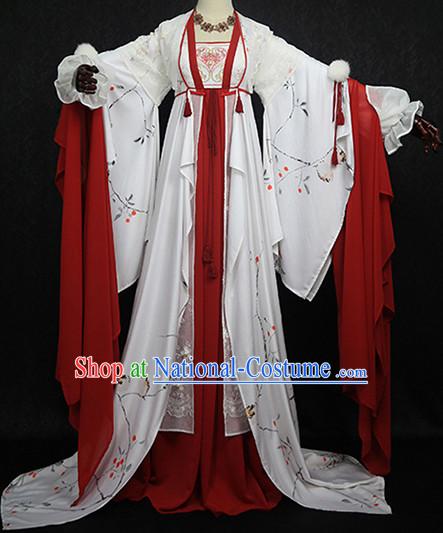 Traditional Chinese Dress Asian Clothing National Hanfu Costume Han China Style Costumes Robe Attire Ancient Dynasty Dresses Complete Set for Women