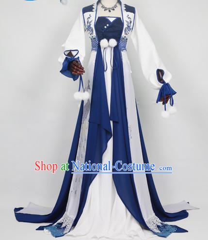 Traditional Chinese Imperial Court Dress Asian Clothing National Hanfu Costume Han China Style Costumes Robe Attire Ancient Dynasty Dresses Complete Set for Women