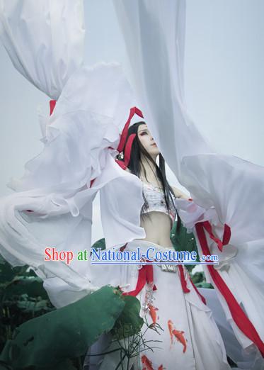 Traditional Chinese Imperial Court Princess Queen Dress Asian Clothing National Hanfu Costume Han China Style Costumes Robe Attire Ancient Dynasty Dresses Complete Set for Women