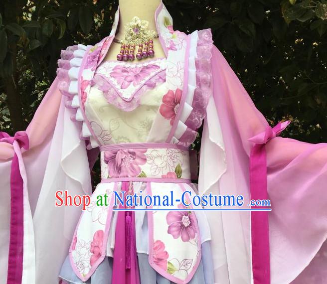 Chinese Traditional Cosplay Costumes Complete Set