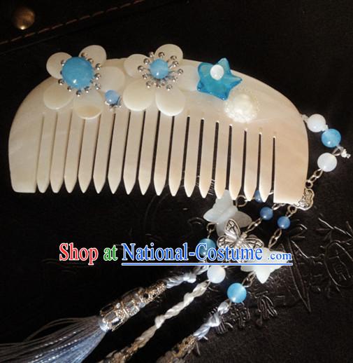 Chinese Traditional Lady Comb Headpieces Hair Jewelry Set