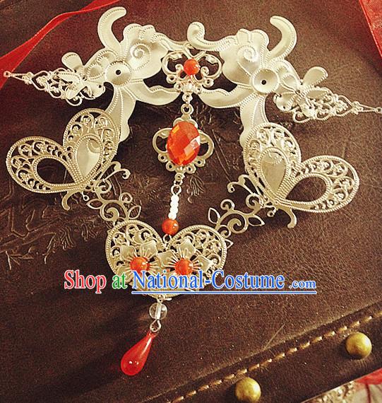 Chinese Traditional Lady Headpieces Hair Jewelry Set