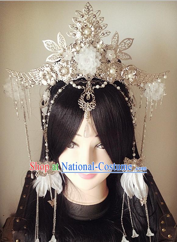 Chinese Traditional Lady Headpieces Hair Jewelry Set