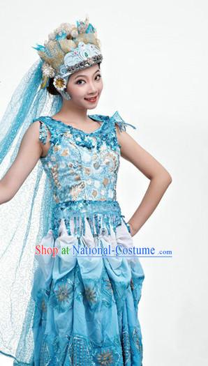 Traditional Chinese Classical Dance Costumes for Girls