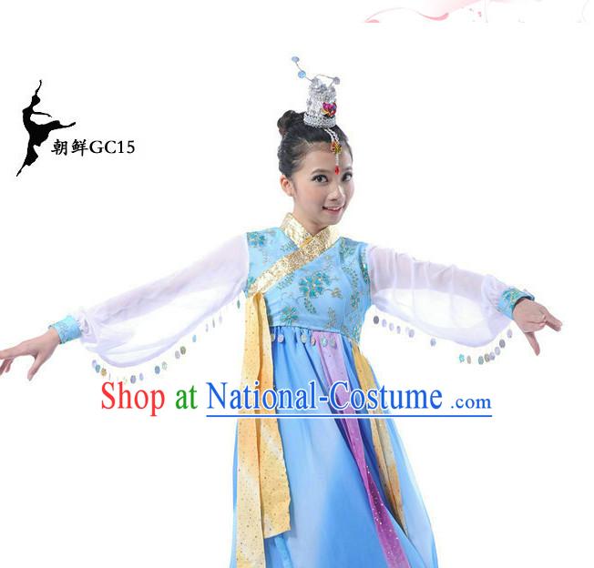 Traditional Korean Ethnic Dance Costumes for Girls