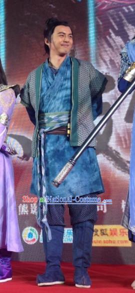 Ancient Chinese Swordsman Costumes Complete Set