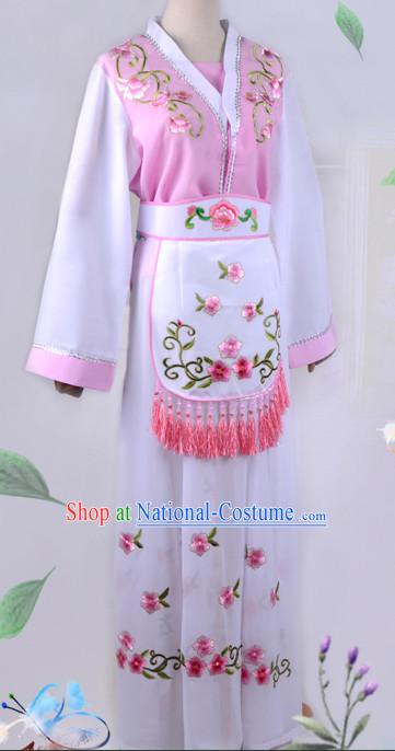 Chinese Opera Costumes Huangmei Opera Stage Performance Costume Chinese Traditional Butterfly Love Costume Drama Costumes and Hat Complete Set