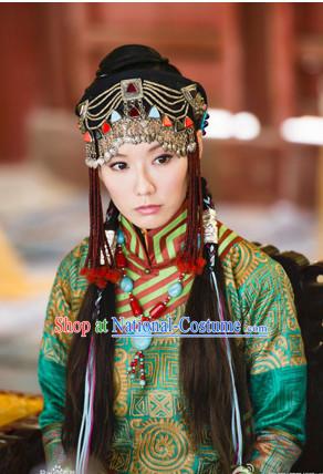 Handmade Mongolian Princess Traditional Hair Accessories