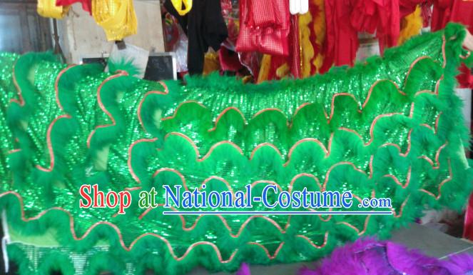 Top Asian Chinese Lion Dance Troupe Performance Suppliers Pants Equipments Art Instruments Lion Tail Costumes Set