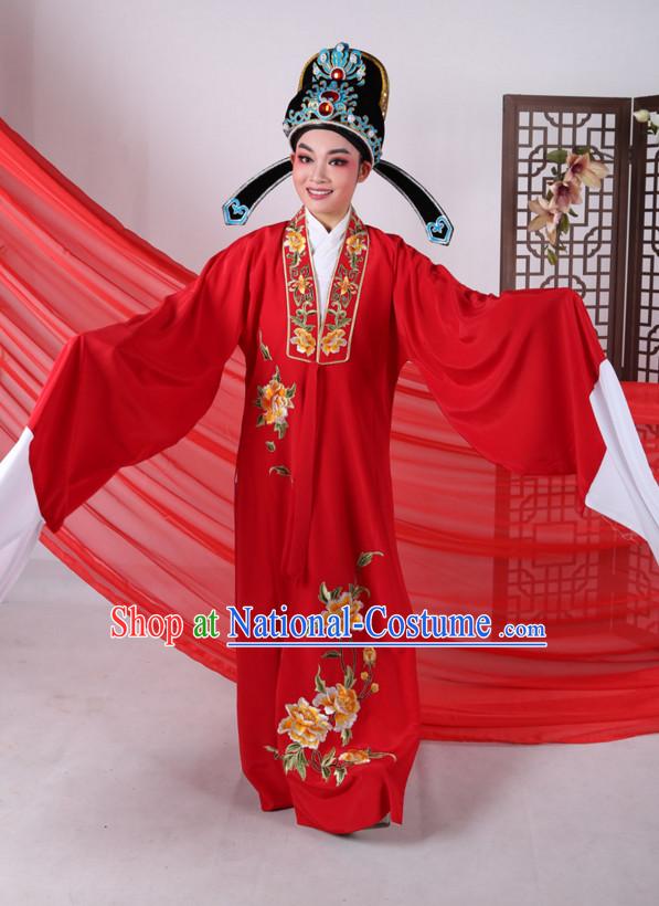 Chinese Opera Costumes Stage Performance Costume Chinese Traditional Costume Drama Costumes Complete Set for Men