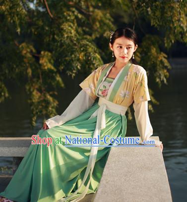 Ancient Chinese Clothing Chinese National Costumes Ancient Chinese Costume Traditional Chinese Clothes Complete Set for Women Girls