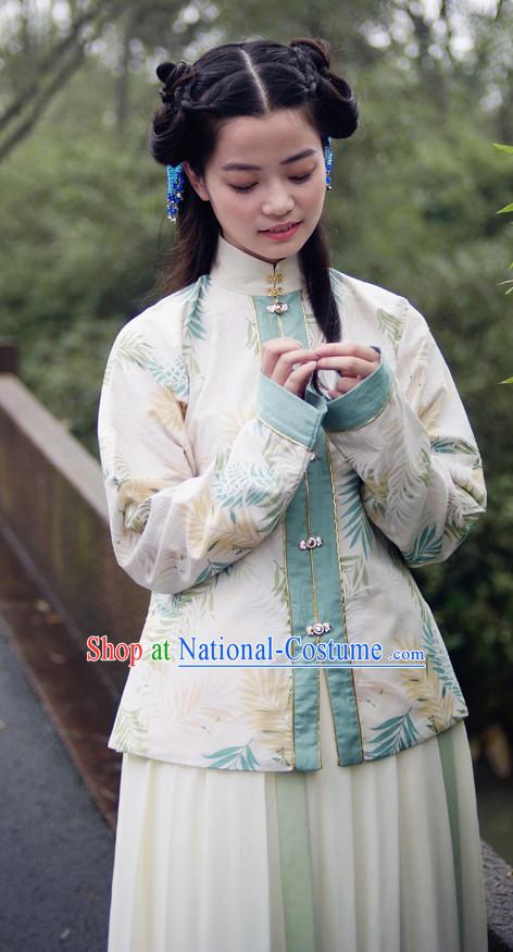 Ancient Chinese Ming Dynasty Clothing Chinese National Costumes Ancient Chinese Costume Traditional Chinese Clothes Complete Set for Women Girls