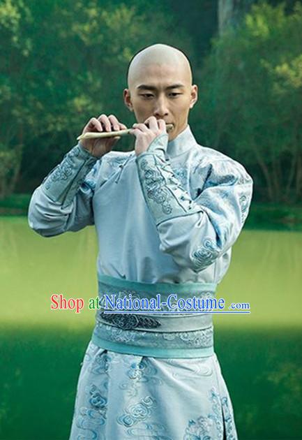 Ancient Chinese Prince Men s Clothing _ Apparel Chinese Traditional Dress Theater and Reenactment Costumes Complete Set for Men