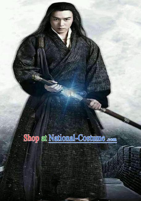 Ancient Chinese Noblemen Men s Clothing _ Apparel Chinese Traditional Dress Theater and Reenactment Costumes Complete Set for Men