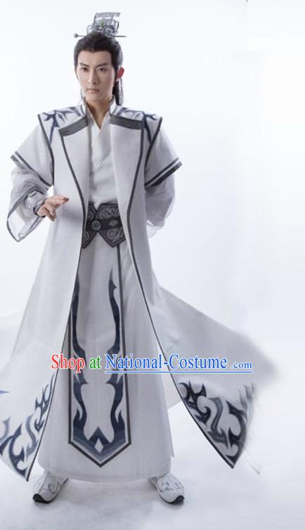 Chinese Ancient Prince Men s Clothing _ Apparel Chinese Traditional Dress Theater and Reenactment Costumes and Headwear Complete Set