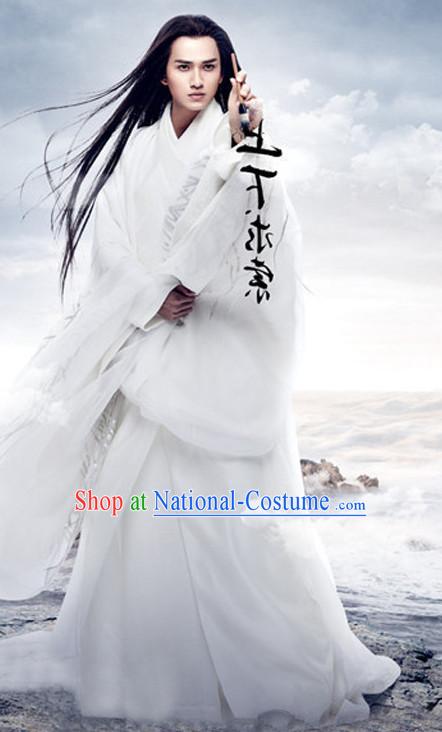 Chinese Ancient Prime Minster Men s Clothing _ Apparel Chinese Traditional Dress Theater and Reenactment Costumes and Headwear Complete Set