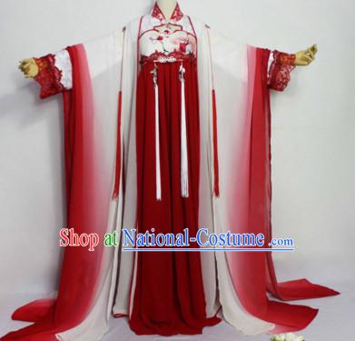 Chinese Women Traditional Royal Empress Dress Cheongsam Ancient Chinese Imperial Clothing Cultural Robes Complete Set