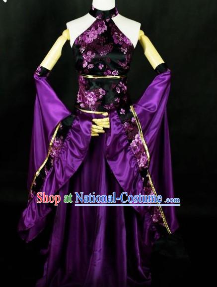 Chinese Traditional Stage Performance Hanfu Cosplay Princess Costume Chinese Cosplay Hanfu Halloween Costume Party Costume Fancy Dress