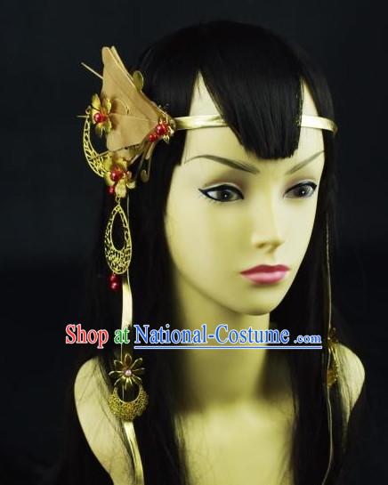 Chinese Traditional Hanfu Hair Jewelry Head Pieces