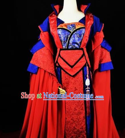 China Cosplay Costume Chinese Cosplay Hanfu Halloween Costume Party Costume Fancy Dress