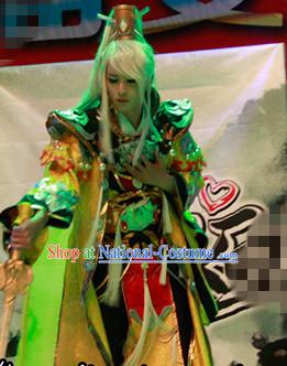 Chinese Traditional Hanfu Cosplay Costume Chinese Cosplay Hanfu Halloween Costume Party Costume Fancy Emperor Dress