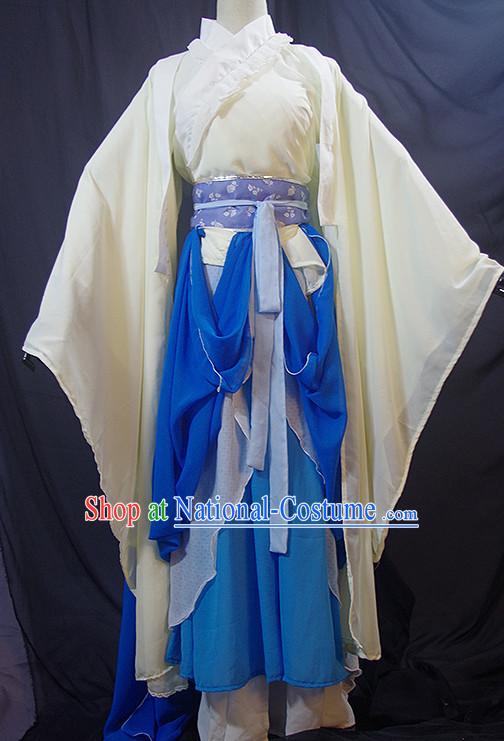 Chinese Ancient Han Fu Royal Clothing Robes Tunics Accessories Traditional China Clothes Adults Kids